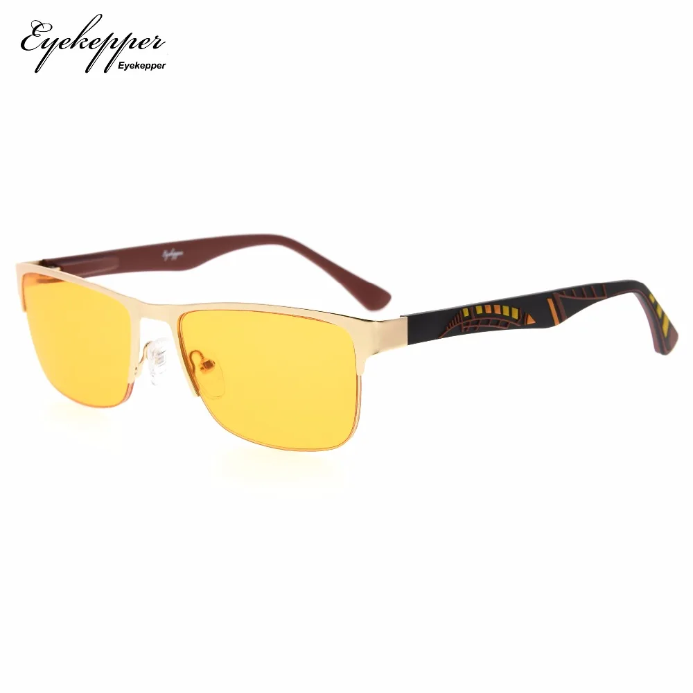 LX17003 eyepepper компьютерные очки для чтения с оптическим half обод Frame UV400 96.9% синий