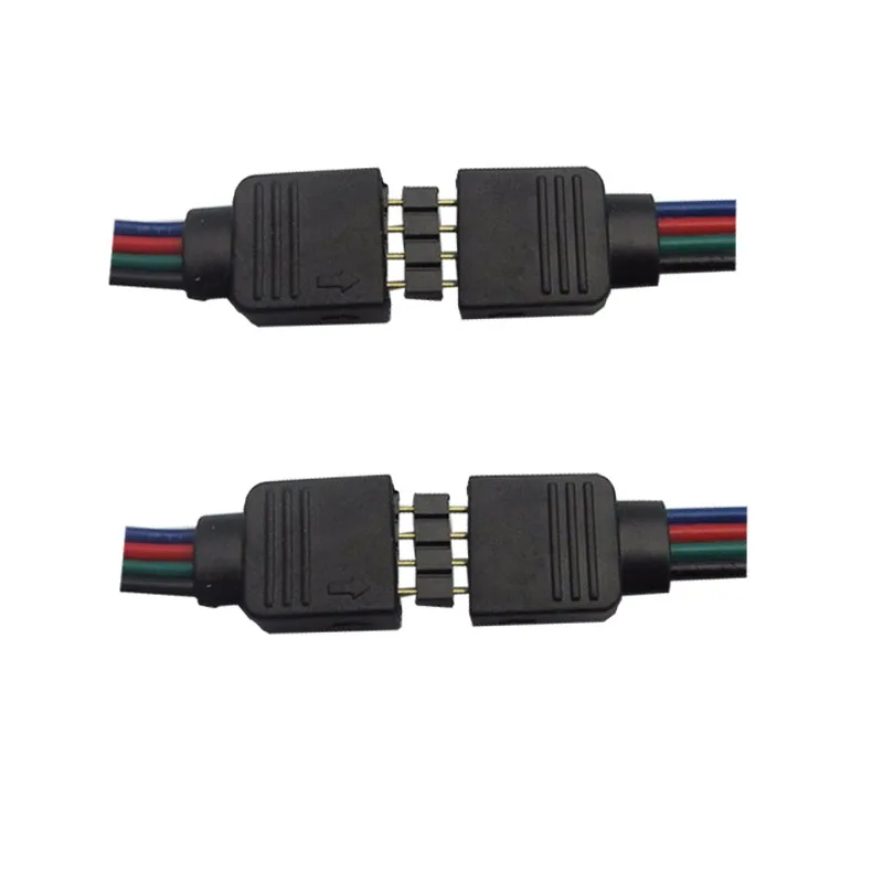20 шт./лот 4pin игольчатый разъем RGB Разъем для светодиодной ленты led |led connector|4pin