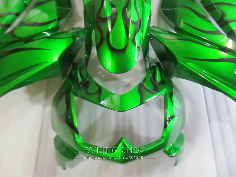Неокрашенный комплект обтекателей для Kawasaki ninja 250r 08 09 10-14 2008-2014 черное пламя