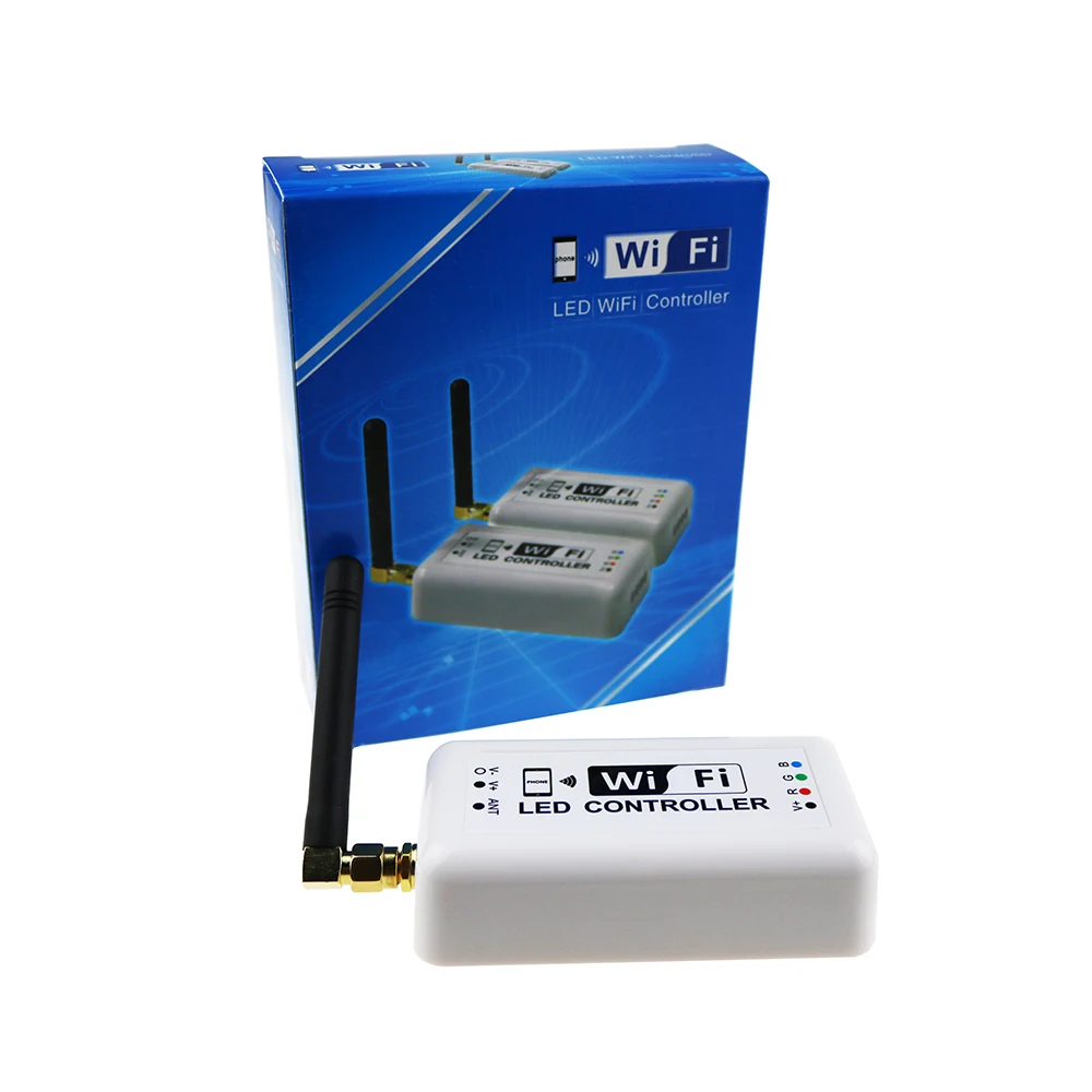 Wi-Fi Led Управление Лер DC12v 24 В диммер 12A 2 4 ГГц RGB/Цвет Температура/затемнения мини