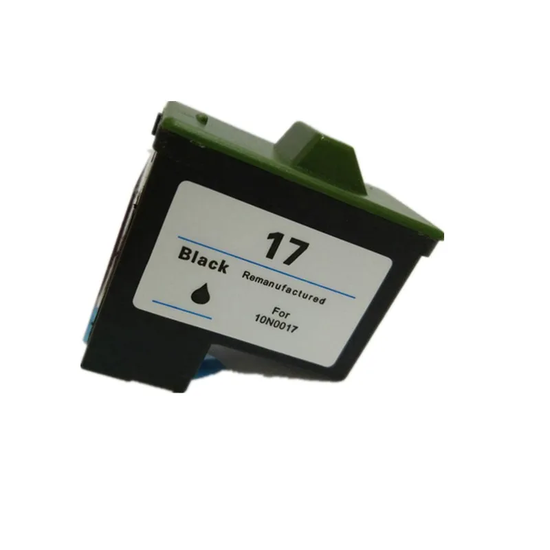 Восстановленный картридж с черными чернилами Lexmark 17 #17 для струйных принтеров Z500