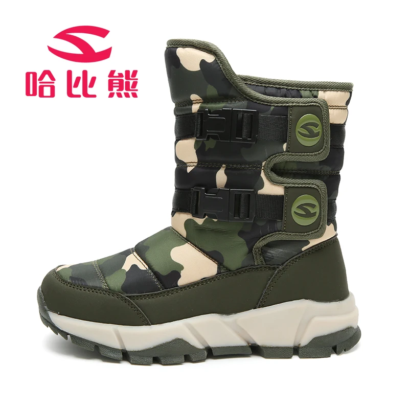 Детские ботинки для мальчиков и девочек теплые водонепроницаемые