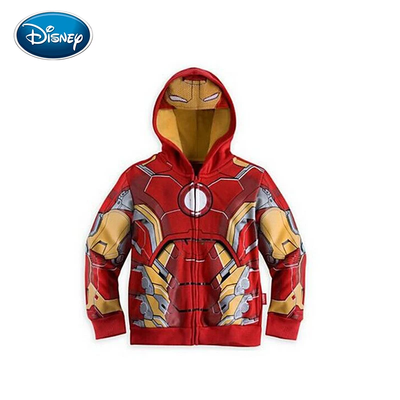 Детский свитер с капюшоном Disney весна осень новый человеком пауком модный