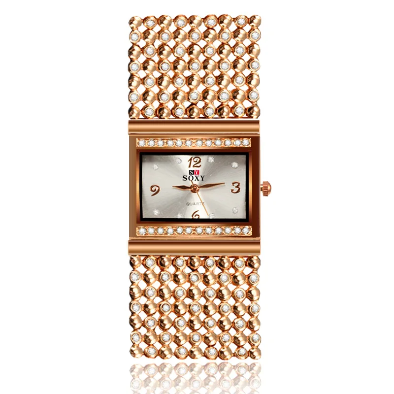 

Women Luxury Golden Watch Brand SOXY Watches Mujer Relojes Dress Quartz stainless steel elegant Female Top quality wristwatches