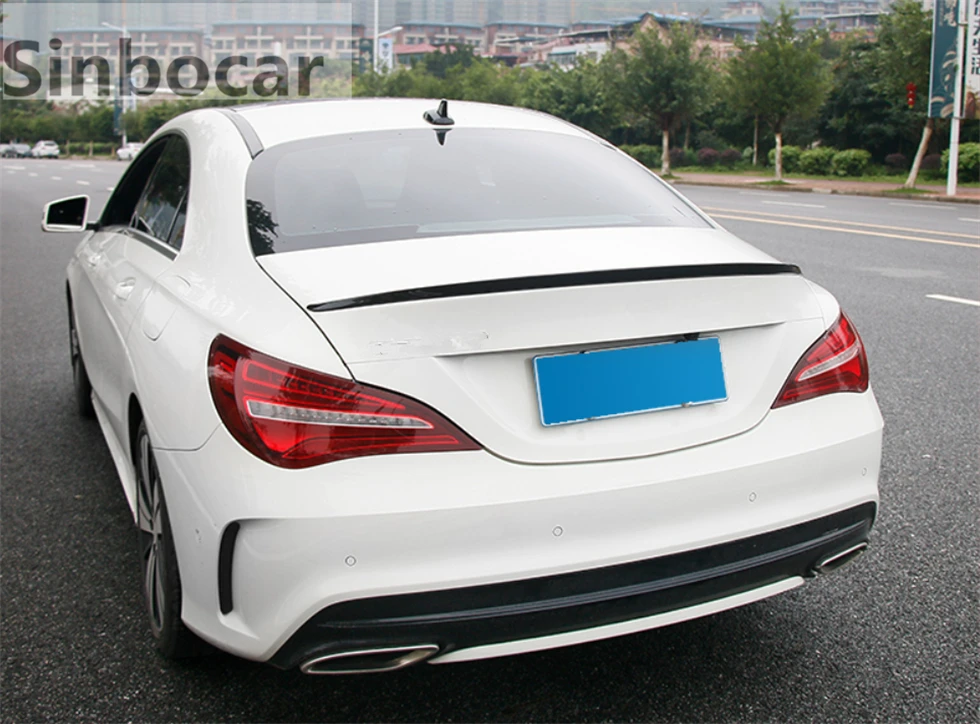 Краска дефлектор спойлер заднего крыла губ ABS для Benz CLA W117 Mercedes Benz CLA180 CLA200 CLA250 спойлер