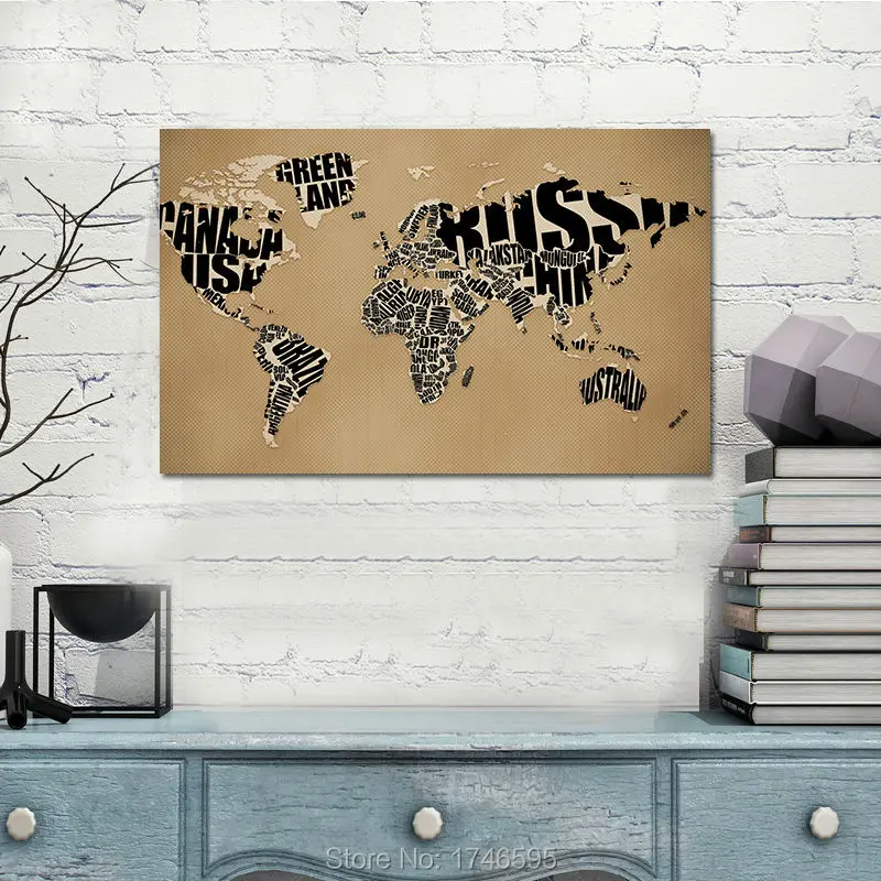 Картина на холсте с монограммой 30 х20 букв | Дом и сад