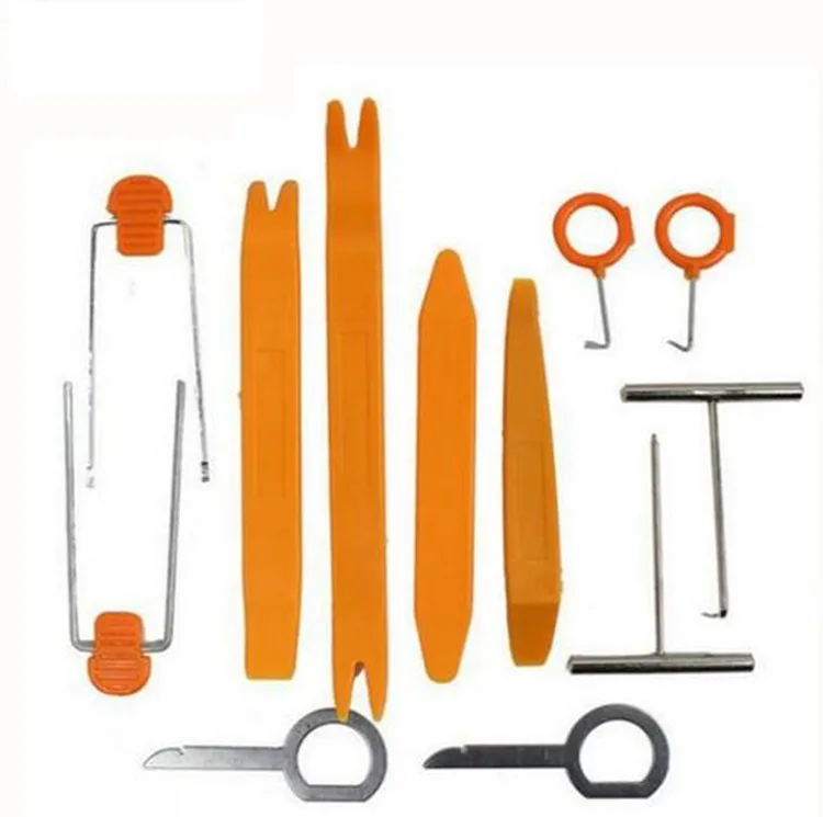 12 шт./компл. пластиковый инструмент для снятия автомобильной магнитолы дверной