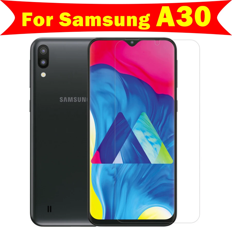 safety glass on for samsung a30 protective galaxy a50 a10 m10 m20 m30 glas screen protection samsug a 30 50 m 10 20 30m | Мобильные