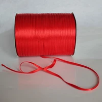 18 3mm red gift packing tape cord satin ribbon belt880ydsroll wedding part decoration diy craft accessories