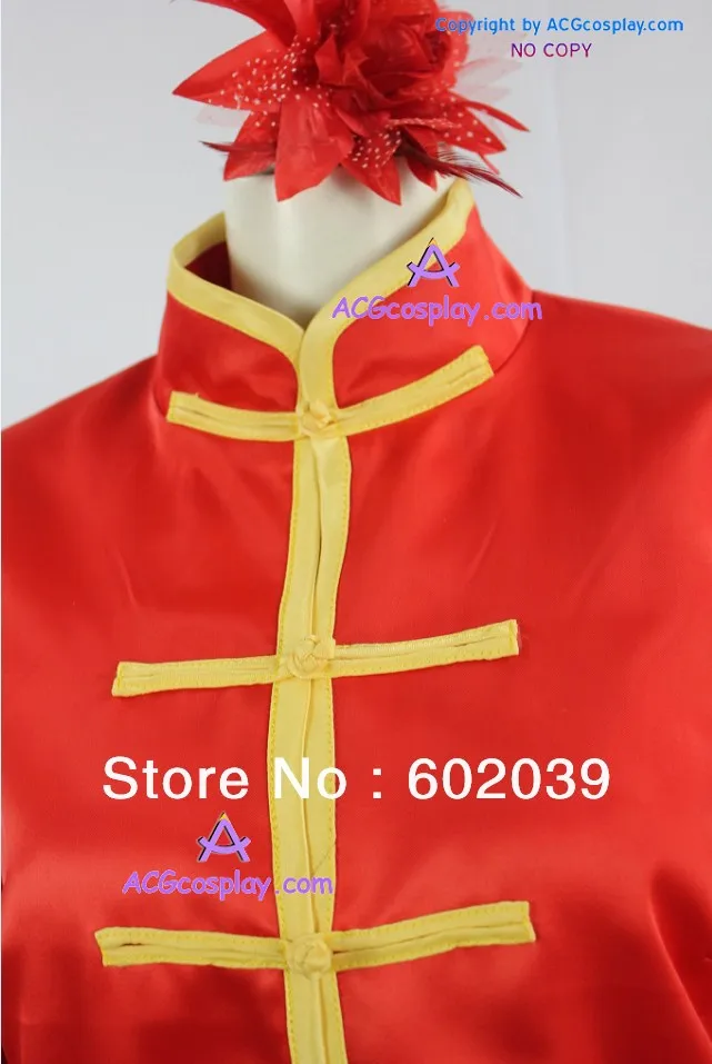 Костюм для косплея Ван Яо из Хеталии Китая с орнаментом волос|cosplay costume|costume