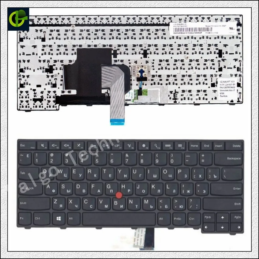 Русская клавиатура для lenovo IBM ThinkPad Edge E450 E450c E455 E460 E465 W450 RU Клавиатура ноутбука 04X6141