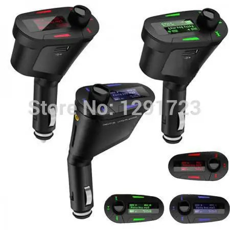 Высококачественный синий Автомобильный MP3 плеер музыкальный беспроводной FM