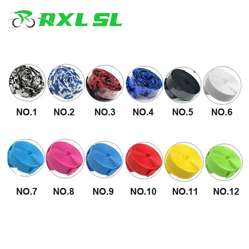 Лента на руль для езды велосипеде без логотипа высококачественные цветные ленты