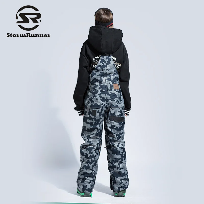 Женские лыжные брюки STORM RUNNER водонепроницаемые зимние уличные спортивные теплые