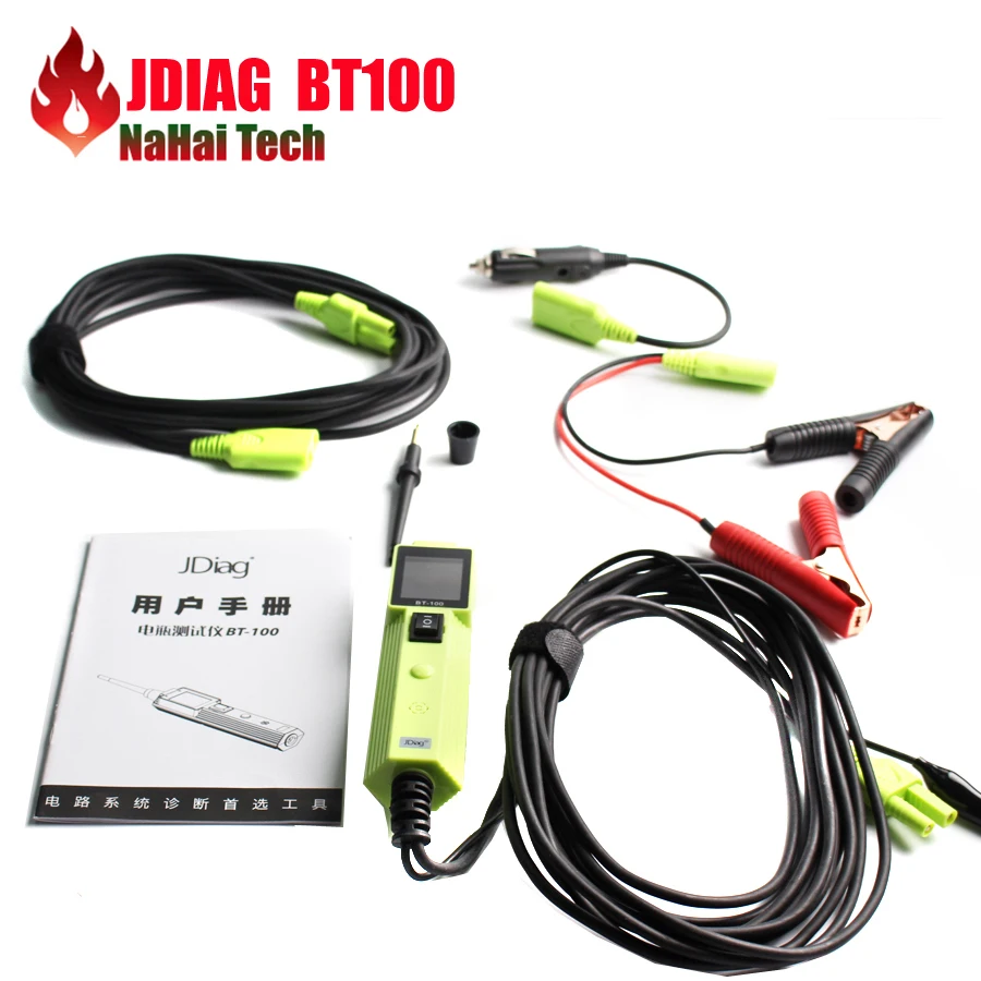 Автомобильный тестер электрической цепи JDiag Power Probe 24 В BT100 системы as YD208 PS100