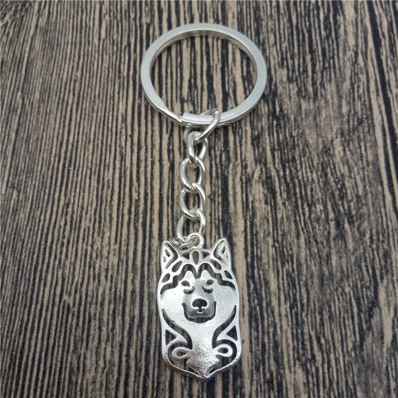 Брелок для ключей Alaskan Malamute модные ювелирные изделия домашних животных брелок