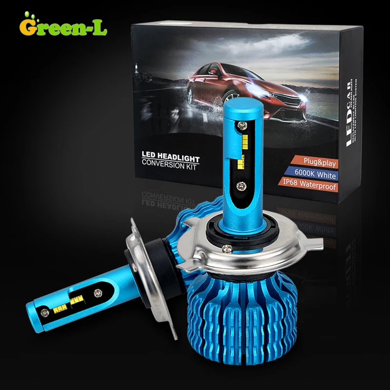 Зеленый-L светодиодный Противотуманные фары автомобиля синий Водонепроницаемый