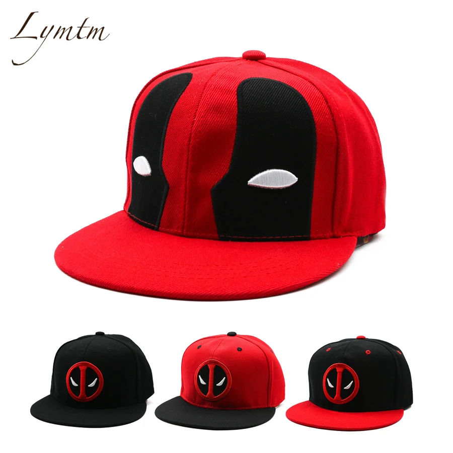 Бейсболка с вышивкой в стиле аниме дэдпул хип хоп Повседневная хлопковая