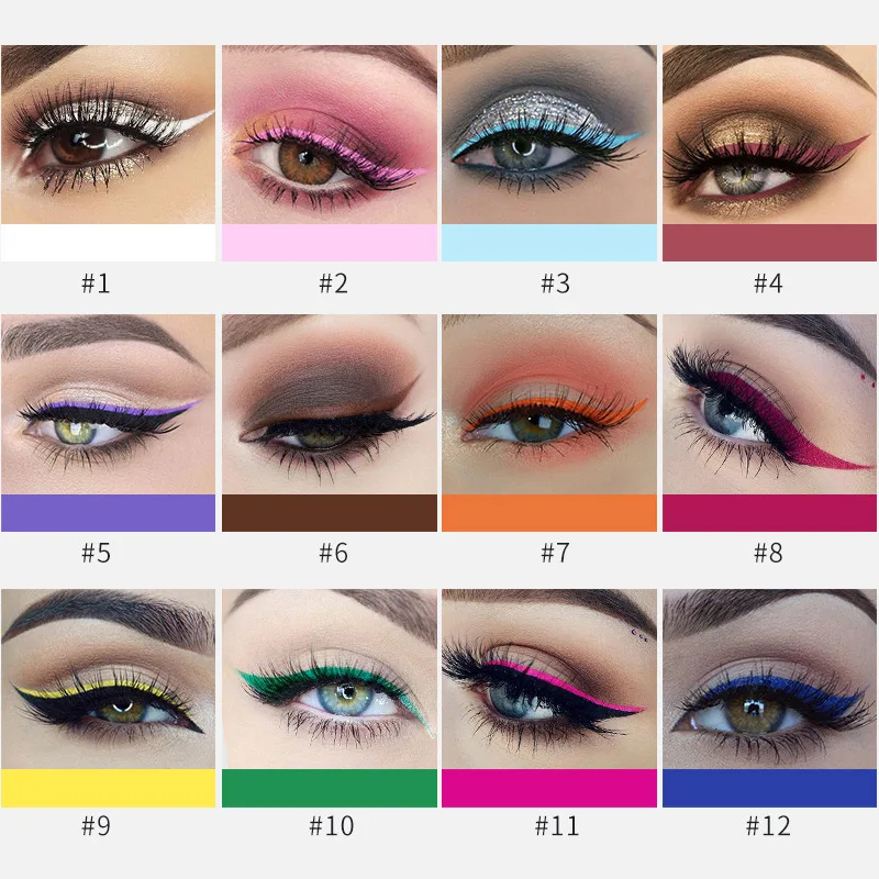 HANDAIYAN Liquid Color Liner Matte Makeup Tint Easy To Use Waterproof Eye Shadow&ampLiner Soft Water Cosmetic Tool JLRS 2018 | Красота и
