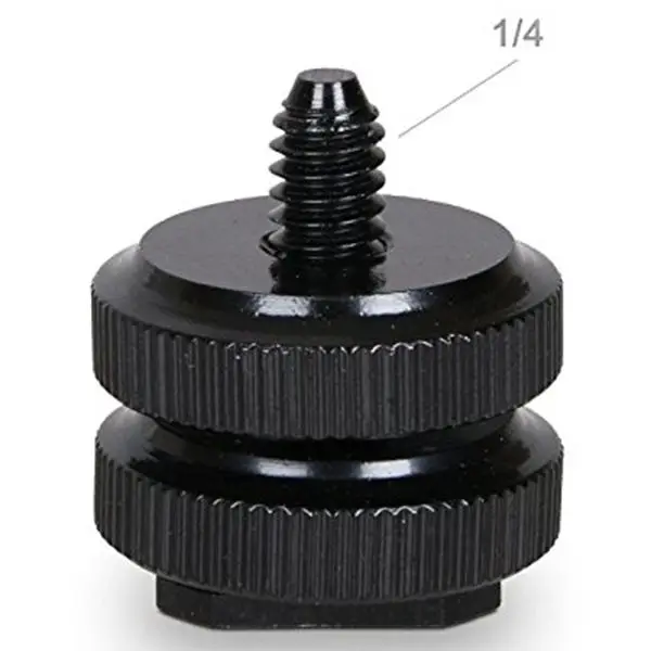 Адаптер с креплением на башмак 2 упаковки IC Recorder Concatenable Yes 1/4 винт адаптер для