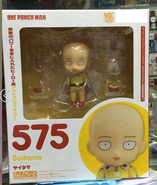 One Punch Man Saitama Sensei фигурка версия 10 см ПВХ Фигурки Коллекционная модель