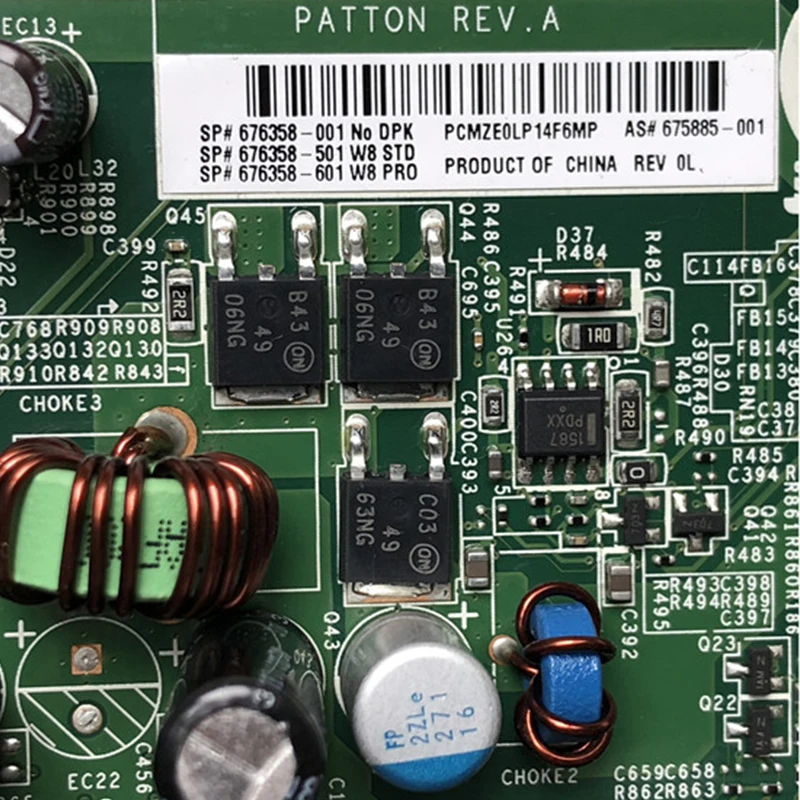 MS-7782 Оригинальная для HP PRO 4300 H61 настольная материнская плата LGA1155 DDR3 675885-001 676358-001