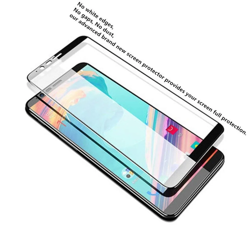 2 шт DOHKO 2.5D полное покрытие протектор экрана закаленное стекло для OnePlus 5 T OnePlus5T One Plus 5 T 9 H стеклянная защитная пленка