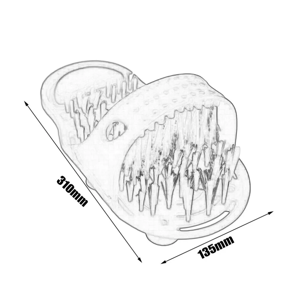 1 шт. здравоохранения массажер для ног душ ноги Очиститель скруббер шайба бытовой - Фото №1