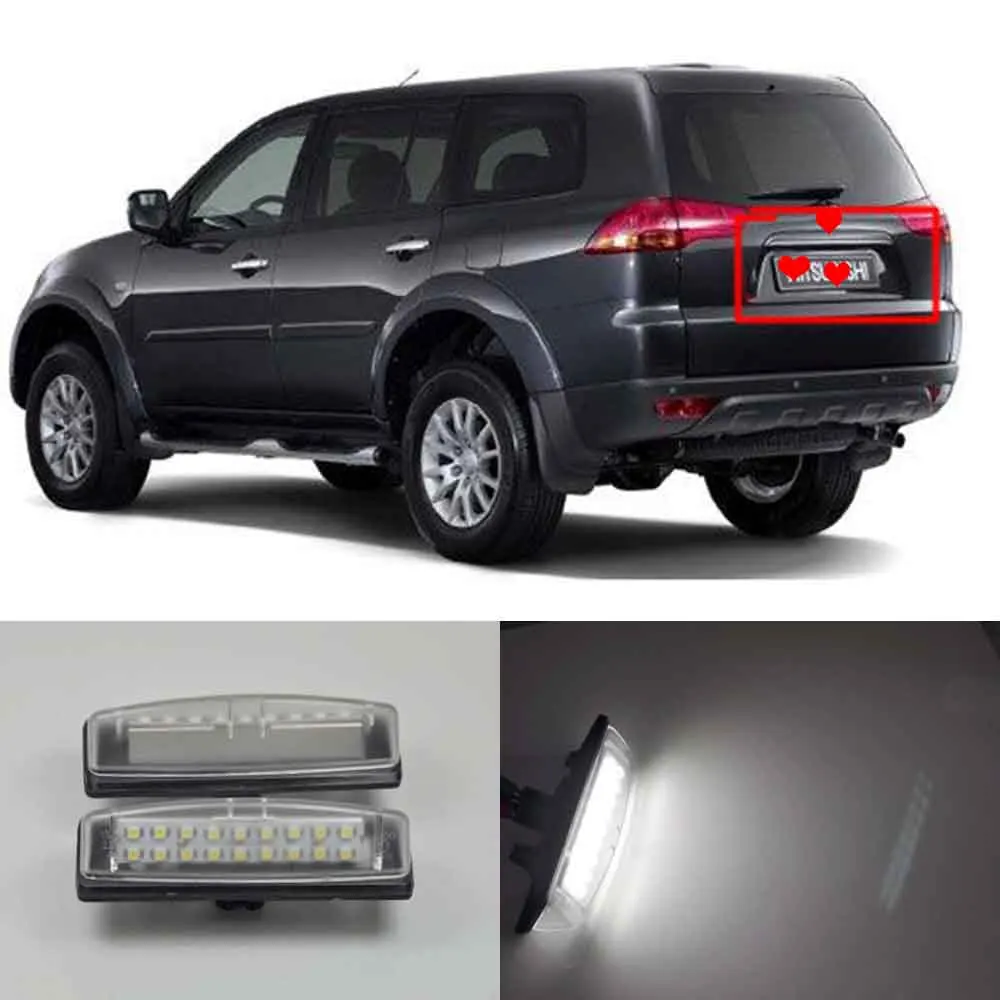 Светильник для номерного знака Mitsubishi Pajero Montero Sport Colt Plus Grandis 2003 ON 18