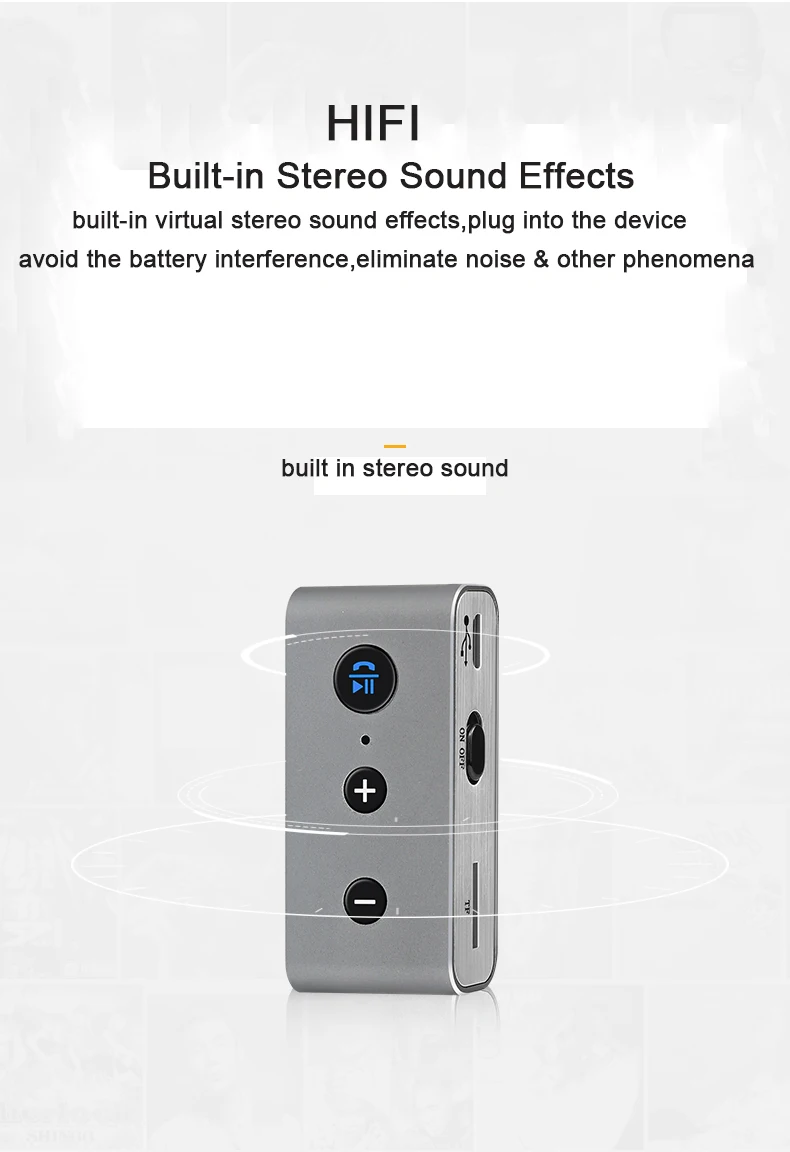 Портативный приемник bluetooth автомобильный комплект Aux адаптер музыкальный адаптер автомобильный bluetooth-приемник A2DP Bluetooth вспомогательный аудиоресивер