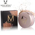 Miss Rose рассыпчатая пудра основа Минеральная Пудра для лица Водонепроницаемый компактный укрыватель Крем Набор контроль масла отбеливающая косметика