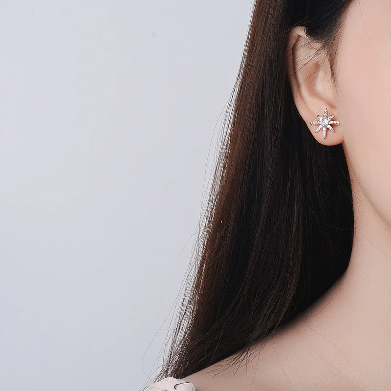 

Snowflake earrings,Jewelry & Accessories,Fashion Jewelry,Stud Earrings.