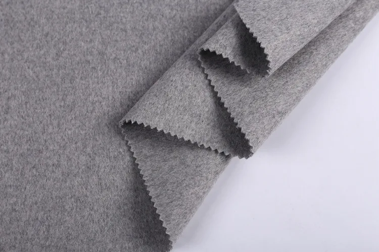 Двусторонний кашемир, шерсть, ткань 10% кашемир fabrics-820gsm
