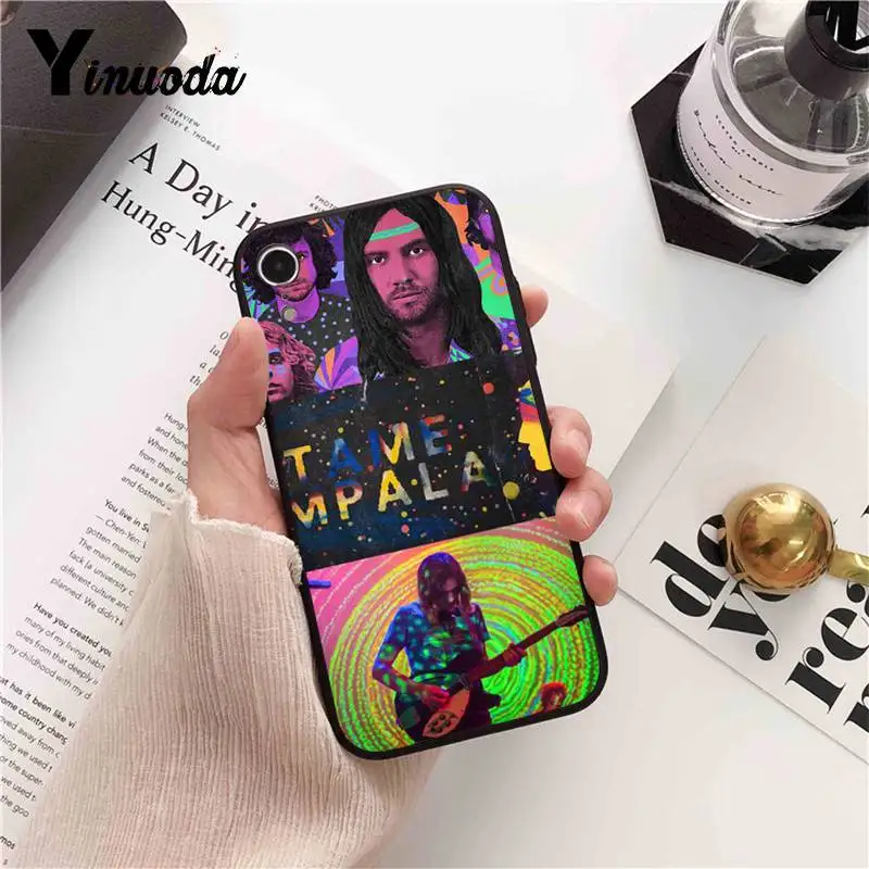 Yinuoda Tame Impala мягкий черный чехол для телефона для iPhone 8 7 6 6S Plus 5 5S SE XR X XS MAX 11 11pro 11promax Coque Shell