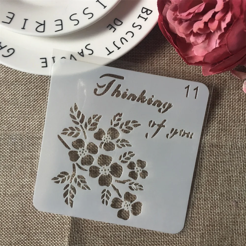 4 шт./компл. 13 см трафареты ангельская птичья клетка сделай сам для слоев