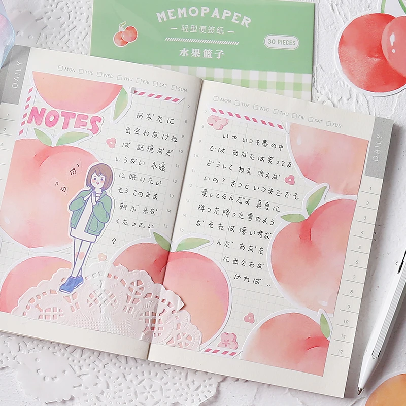 Kawaii Happy Town серия блокнот для записей студенческий дневник Сделай Сам планировщик