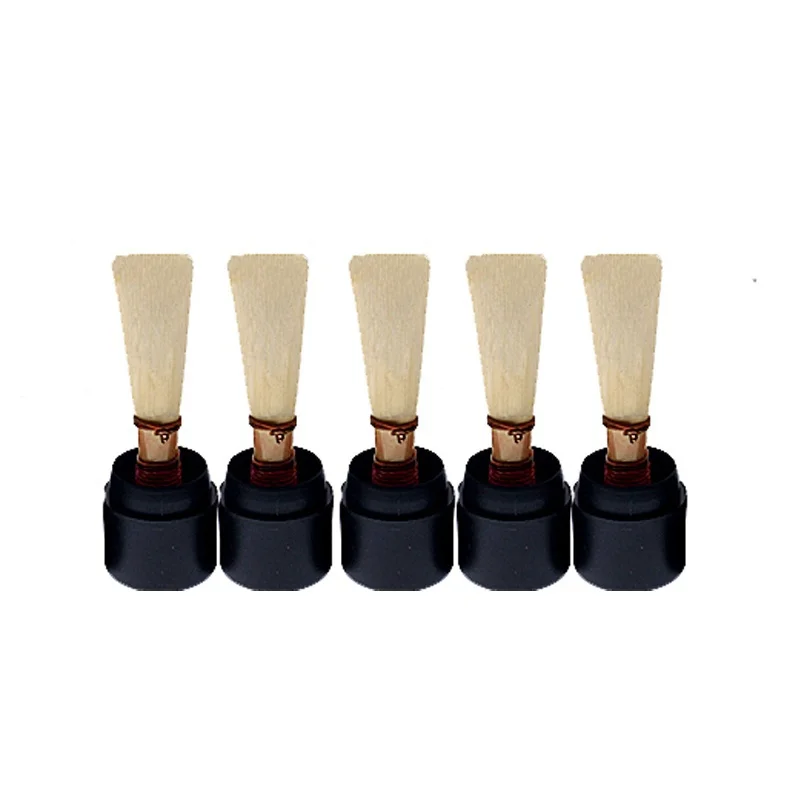 

5PCS Handmade Bassoon Reeds Plastic Case W/Good Shanghai Canes New