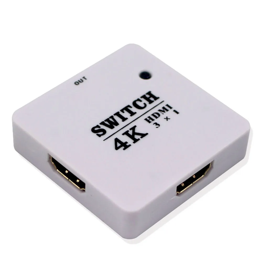Мини 4K 3x1 HDMI коммутатор сплиттер 3 порта концентратор коробка Авто переключатель