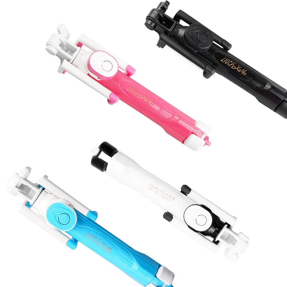 Travor Выдвижная селфи палка штатив с Дистанционный затвор Вluetooth для iPhone 6 7 8 Plus IOS