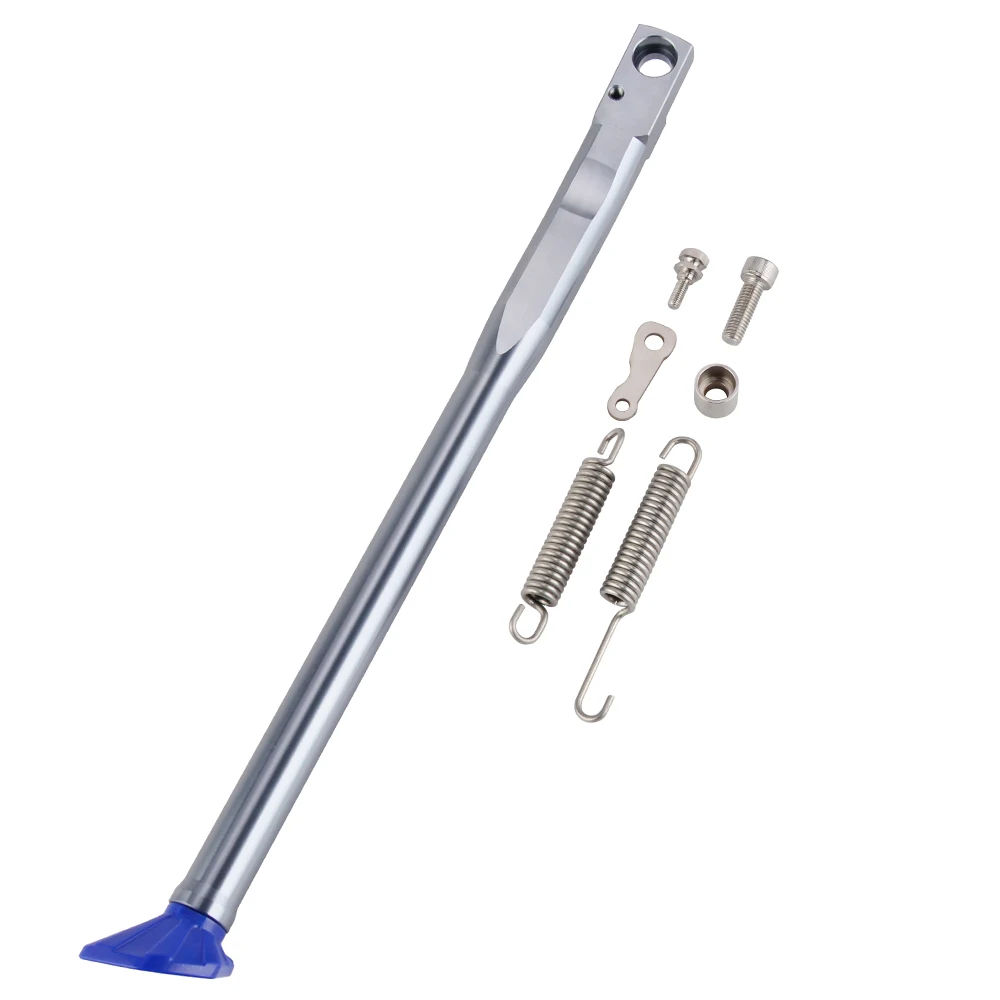 Titanium and Blue Kickstand боковая стойка для HUSQVARNA 200 250 300 380 450 520 525 MXC KTM 125 200 250 300 380 400 450 520 525 SX EXC XCW XCFW mxcg - Цвет: Titanium and Blue
