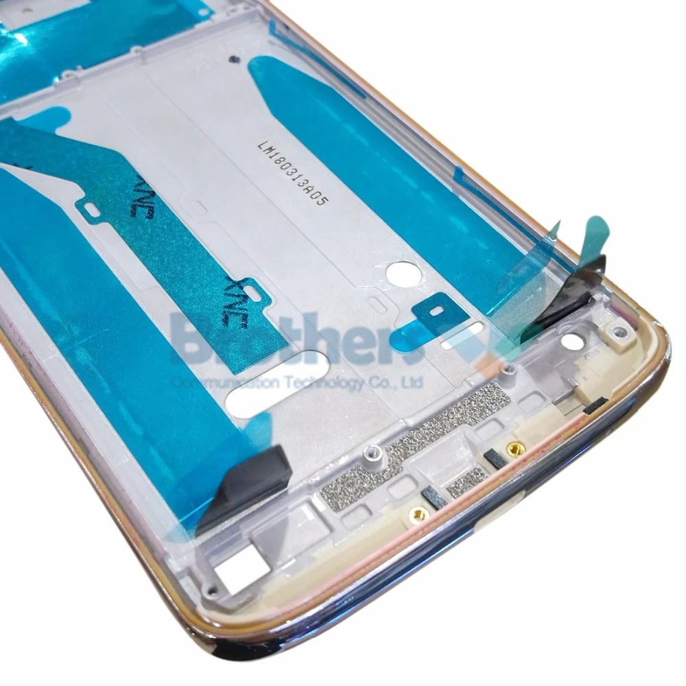 Рамка рамки lcd для Motorola Moto G6 Play передний корпус запасные части черный золотой экран передняя рамка