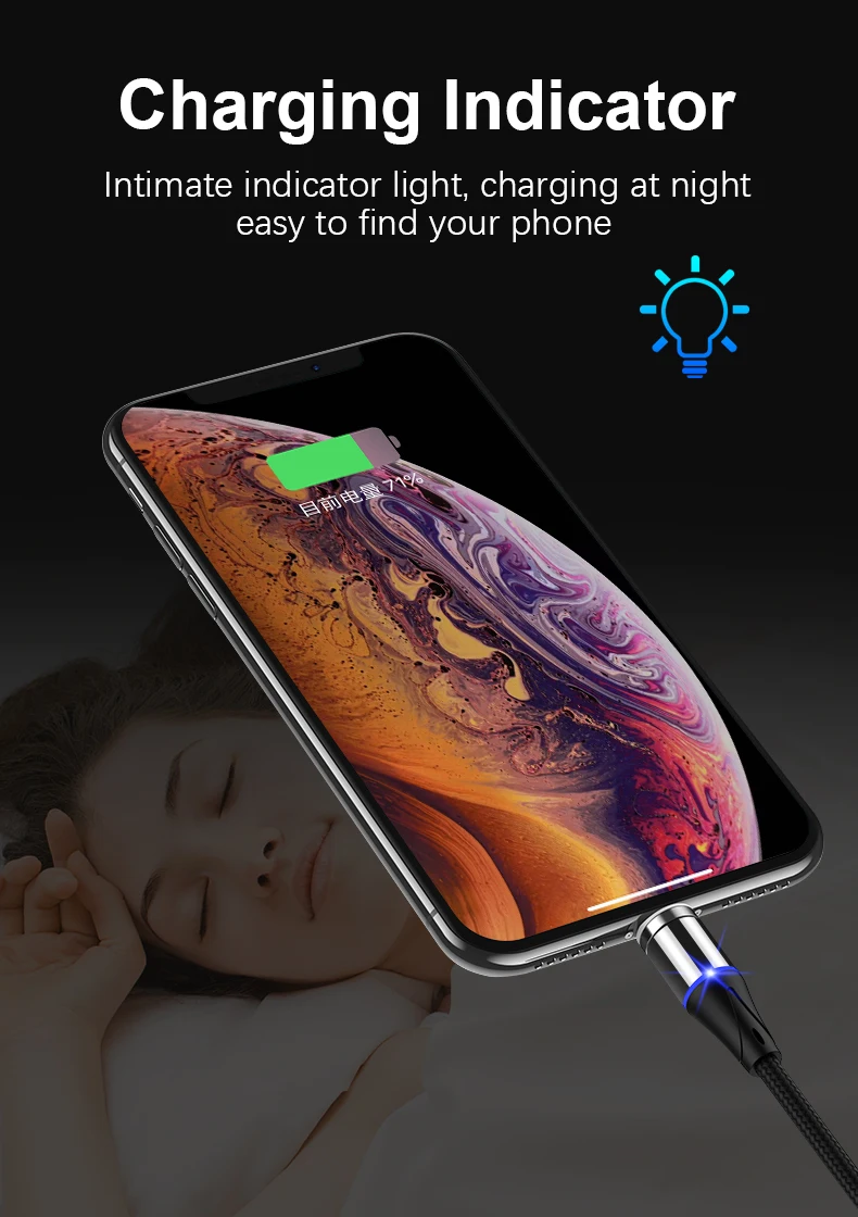Suhach магнитное зарядное устройство Micro Usb кабель для iphone Usb type C Быстрая Зарядка адаптер магнит зарядное устройство провод для samsung Xiaomi шнур