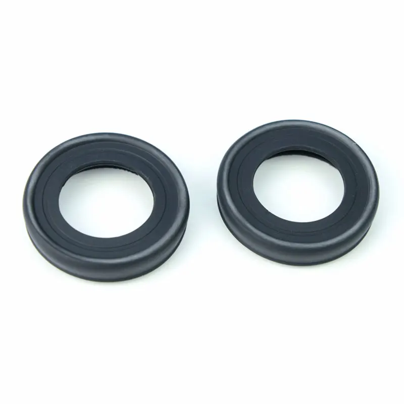 2 шт. резиновые микроскопы защитные очки телескопы чашки для глаз черного цвета