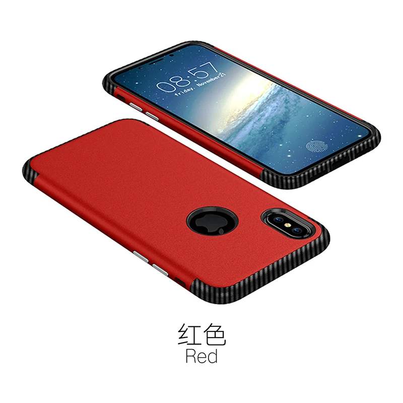 Волоконный чехол Чехол для iPhone 6 6s 7 s iphone 8 S Plus Мягкий силиконовый