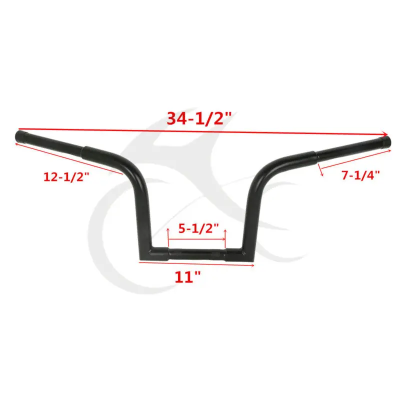 Мотоцикл Ape вешалка бар жир 1 1/4 &quot10&quot подъем руль для Harley Heritage Softail Стандартный