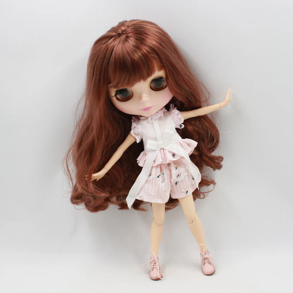 Blyth ICY Licca Body 1/6 кукла аксессуары наряд кружевная рубашка розовые штаны BJD игрушка подарок