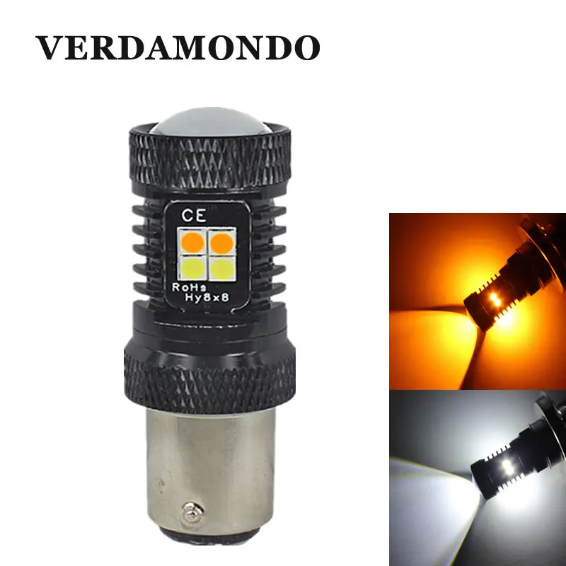 Светодиодная лампа дневного света P21 1157 BAY15D T20 7443 T25 3157 16SMD 3030|Сигнальная лампа| |