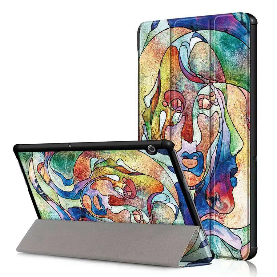 Тонкий чехол из искусственной кожи для Huawei MediaPad T5 10 телефон/L09/L03 подставка