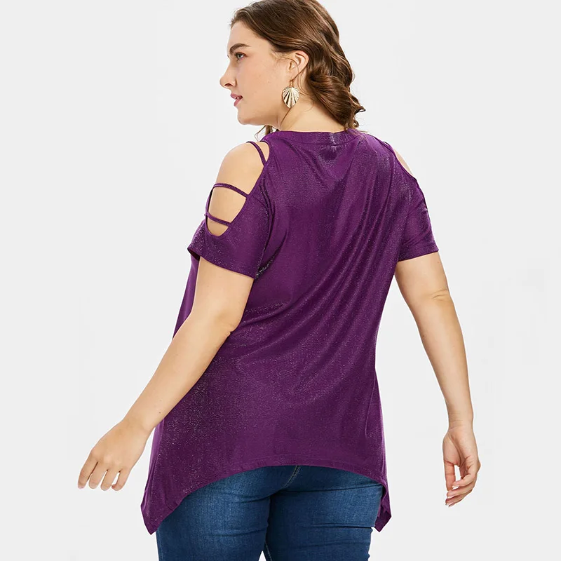 PlusMiss плюс размер 5XL 4XL сексуальное с открытыми плечами бархатные на шнуровке