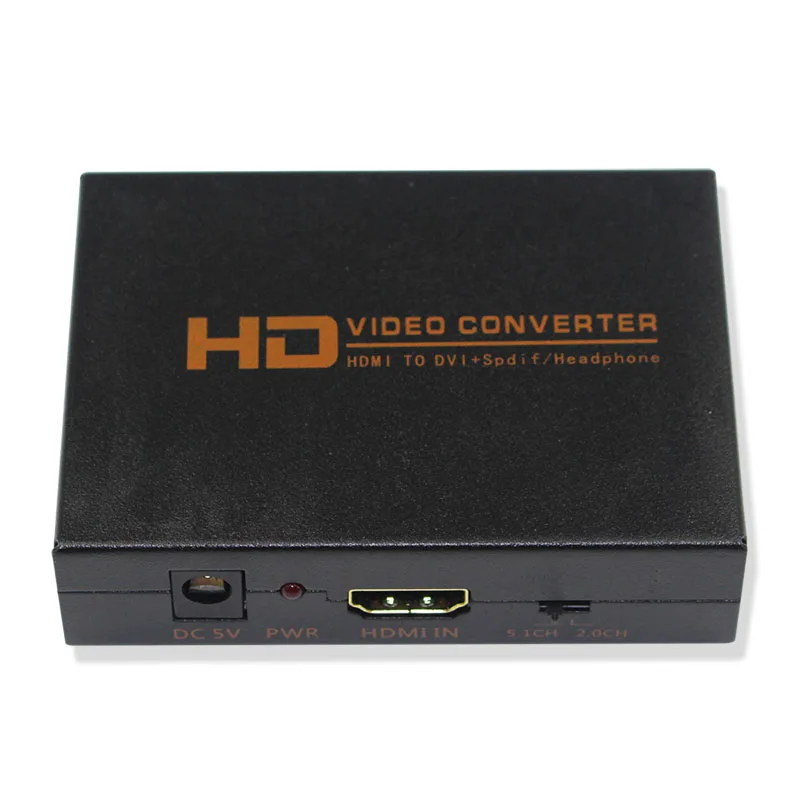 HDMI к DVI конвертер адаптер с оптическим выходом и 3,5 мм аудио разъем для HD ТВ проектор PS4 ТВ коробка